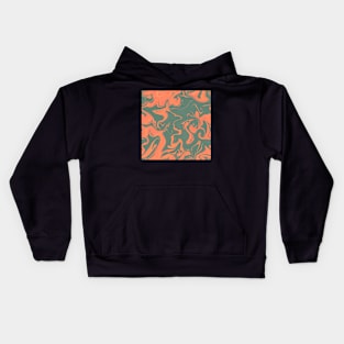 Retro Peach Kids Hoodie